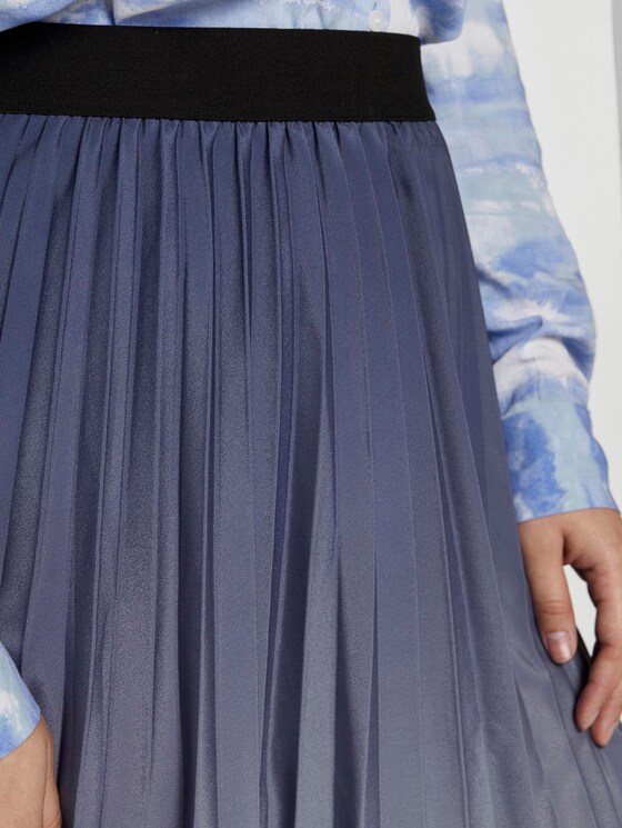 Plissierter Midi-Rock mit Farbverlauf - Frauen - Real Navy Blue Plissierter Midi-Rock mit Farbverlauf - Frauen - Real Navy Blue - 9 - My True Me