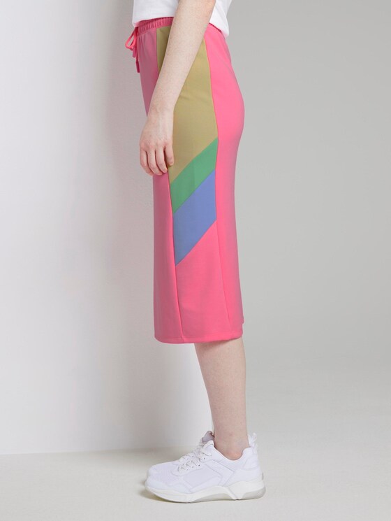 Midi skirt in colour blocking - Women - neon rose Midi skirt in colour blocking - Women - neon rose - 11 - TOM TAILOR Denim