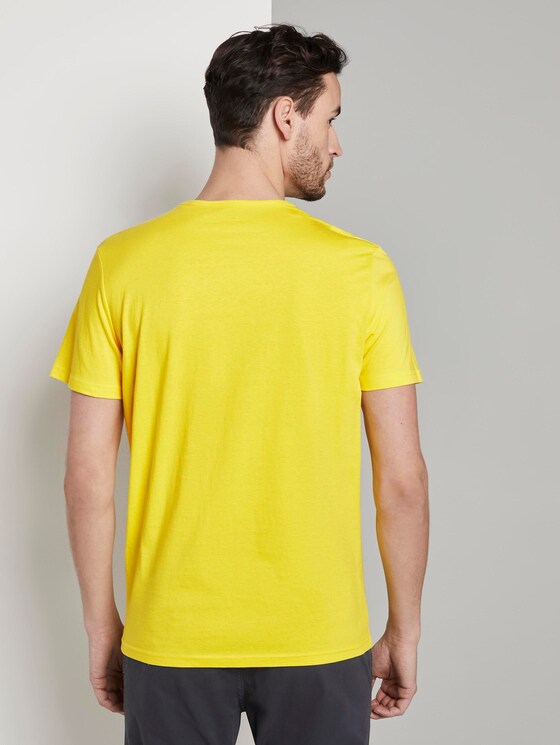 T-Shirt mit Print - Männer - bright yellow T-Shirt mit Print - Männer - bright yellow - 2 - TOM TAILOR