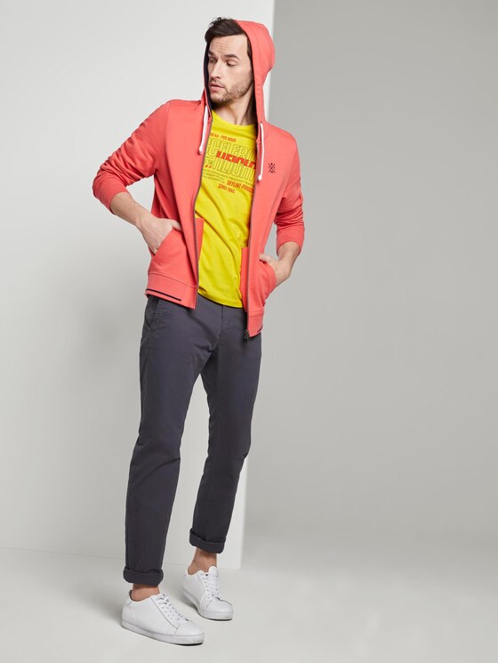 T-Shirt mit Print - Männer - bright yellow T-Shirt mit Print - Männer - bright yellow - 3 - TOM TAILOR
