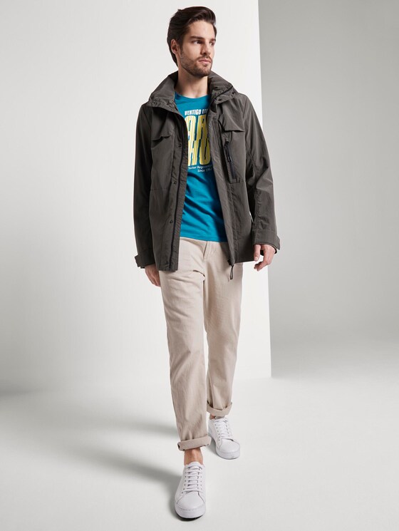 Sportliches T-Shirt mit Print - Männer - teal bay green Sportliches T-Shirt mit Print - Männer - teal bay green - 3 - TOM TAILOR