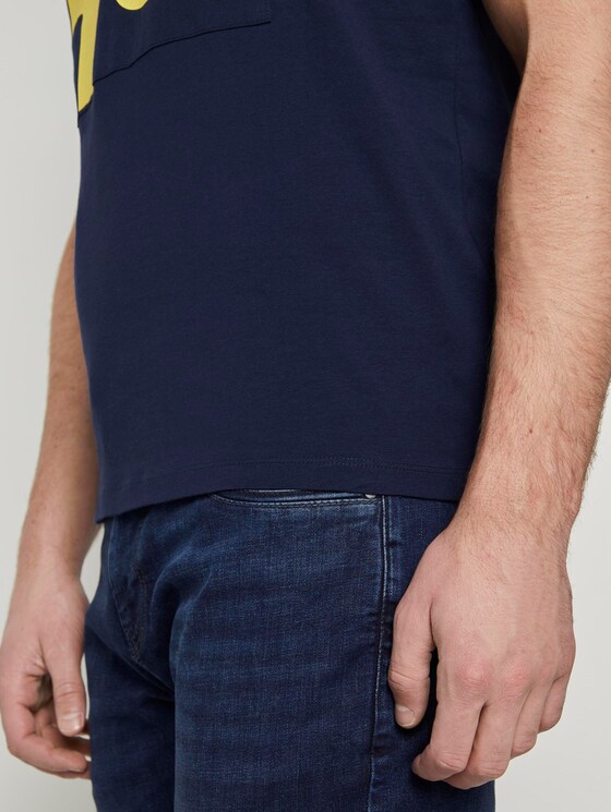 T-Shirt mit Print - Männer - Black Iris Blue T-Shirt mit Print - Männer - Black Iris Blue - 10 - TOM TAILOR