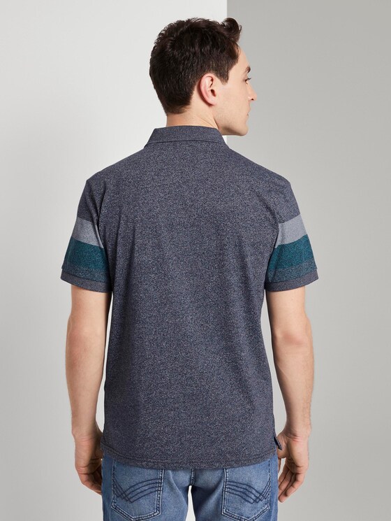 Poloshirt mit Streifenmuster - Männer - blue mocktwist Poloshirt mit Streifenmuster - Männer - blue mocktwist - 2 - TOM TAILOR