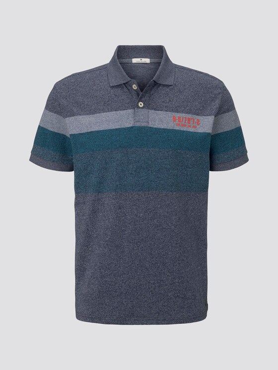 Poloshirt mit Streifenmuster - Männer - blue mocktwist Poloshirt mit Streifenmuster - Männer - blue mocktwist - 7 - TOM TAILOR
