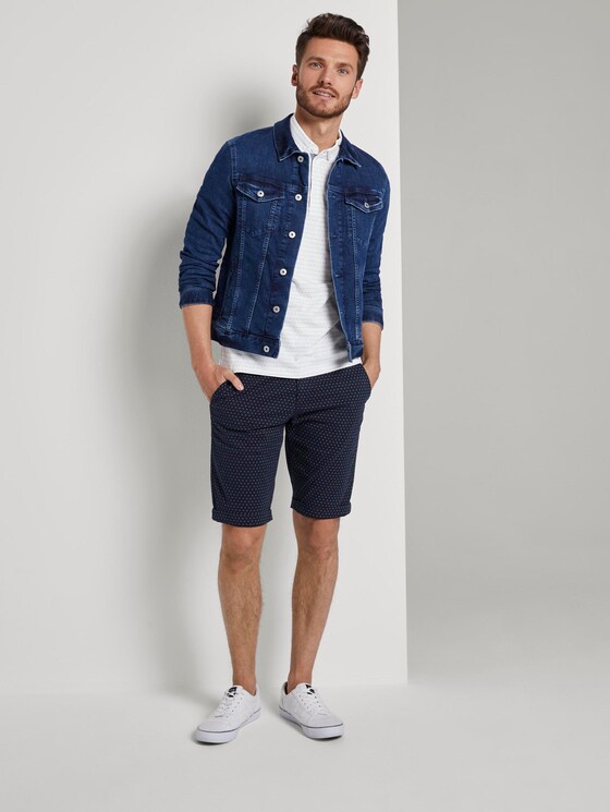Poloshirt mit Strukturmuster - Männer - Off White Poloshirt mit Strukturmuster - Männer - Off White - 3 - TOM TAILOR