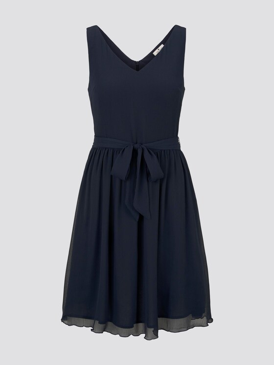 Kleid aus Chiffon - Frauen - Sky Captain Blue Kleid aus Chiffon - Frauen - Sky Captain Blue - 7 - TOM TAILOR