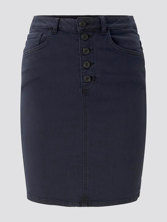Jeansrock mit Knopfleiste - Frauen - Sky Captain Blue Jeansrock mit Knopfleiste - Frauen - Sky Captain Blue - 7 - Mine to five