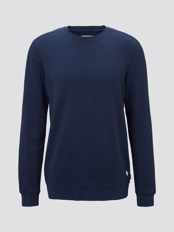 Sweatshirt mit Logo-Print - Männer - Sky Captain Blue Sweatshirt mit Logo-Print - Männer - Sky Captain Blue - 7 - TOM TAILOR Denim