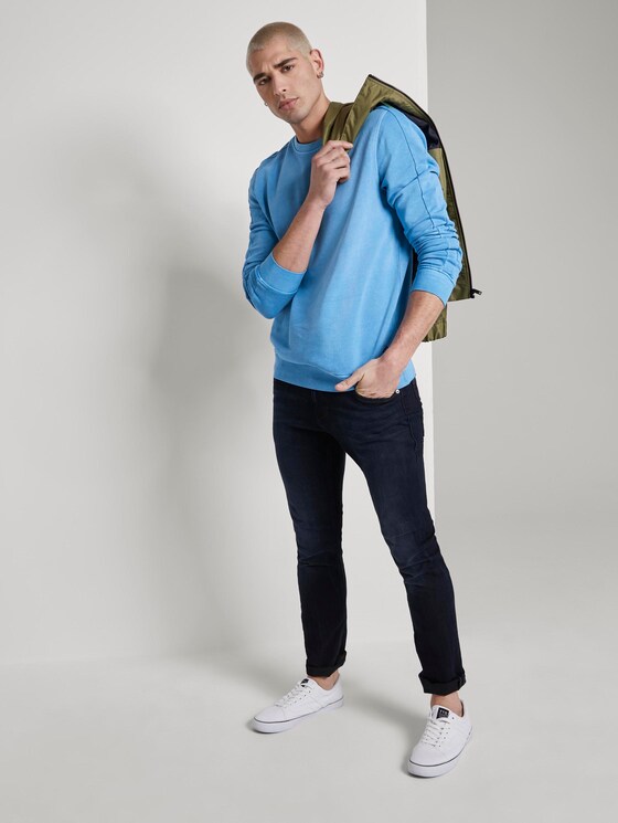Sweatshirt mit Logo-Print - Männer - water sport blue Sweatshirt mit Logo-Print - Männer - water sport blue - 3 - TOM TAILOR Denim