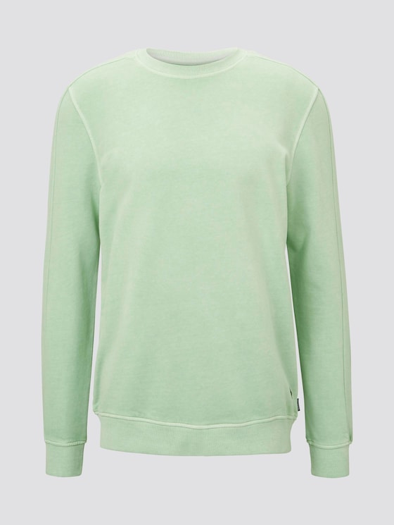 Sweatshirt mit Logo-Print - Männer - soft neo green Sweatshirt mit Logo-Print - Männer - soft neo green - 7 - TOM TAILOR Denim