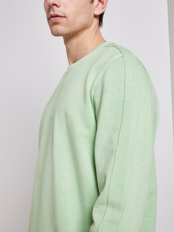 Sweatshirt mit Logo-Print - Männer - soft neo green Sweatshirt mit Logo-Print - Männer - soft neo green - 9 - TOM TAILOR Denim