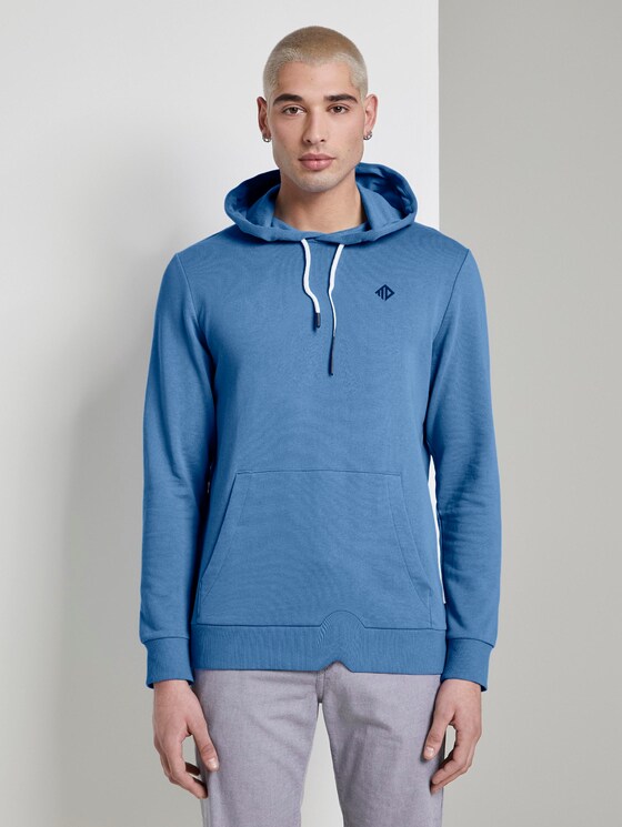 Bedrukte Hoodie - Mannen - water sport blue Bedrukte Hoodie - Mannen - water sport blue - 1 - TOM TAILOR Denim