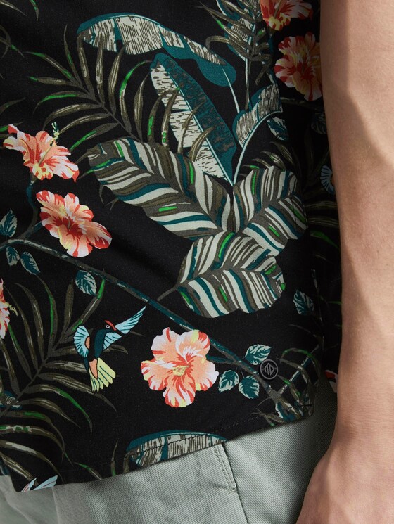 Kurzarm-Hawaiihemd mit floralem Muster - Männer - colorful botanical print Kurzarm-Hawaiihemd mit floralem Muster - Männer - colorful botanical print - 10 - TOM TAILOR Denim