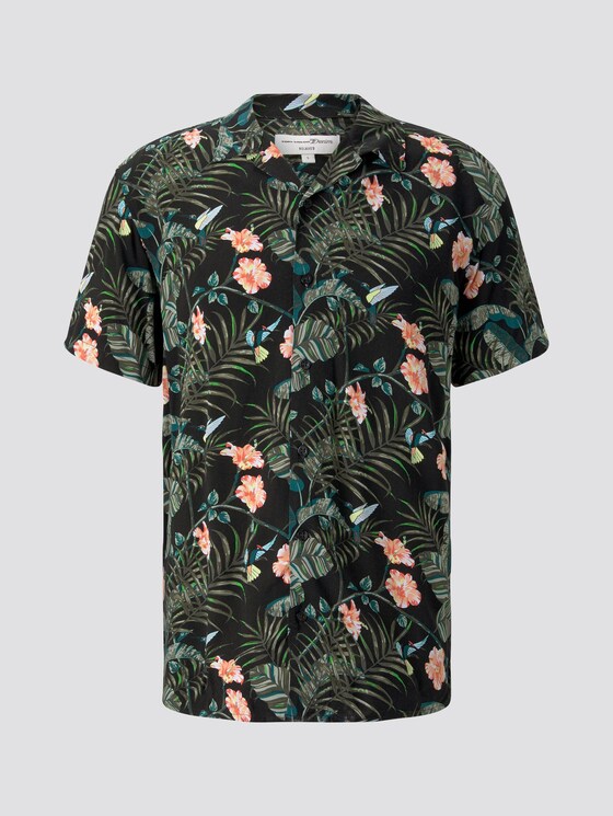 Kurzarm-Hawaiihemd mit floralem Muster - Männer - colorful botanical print Kurzarm-Hawaiihemd mit floralem Muster - Männer - colorful botanical print - 7 - TOM TAILOR Denim