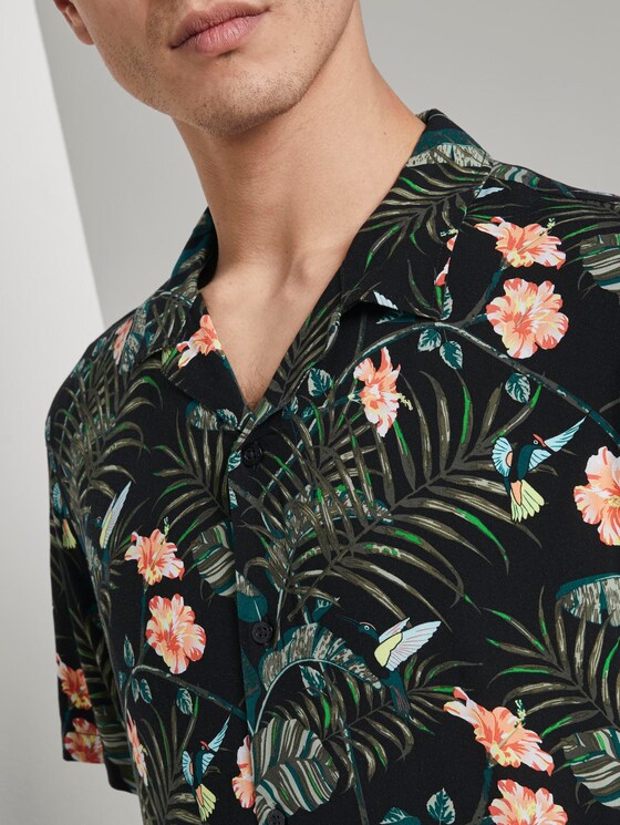 Kurzarm-Hawaiihemd mit floralem Muster - Männer - colorful botanical print Kurzarm-Hawaiihemd mit floralem Muster - Männer - colorful botanical print - 9 - TOM TAILOR Denim