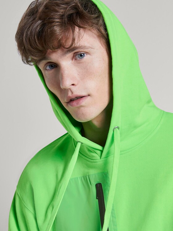 Oversized Kapuzensweater - Männer - neon lime green Oversized Kapuzensweater - Männer - neon lime green - 9 - TOM TAILOR Denim