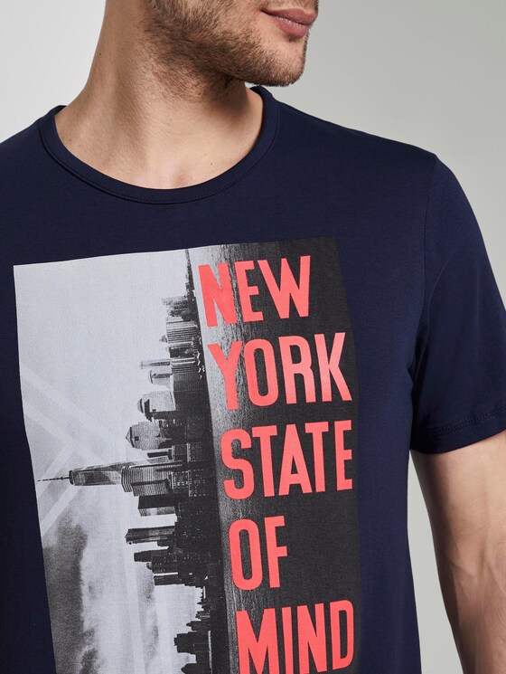 T-Shirt mit NYC-Print - Männer - Black Iris Blue T-Shirt mit NYC-Print - Männer - Black Iris Blue - 9 - TOM TAILOR