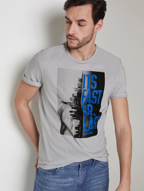 T-Shirt mit NYC-Print - Männer - mushroom T-Shirt mit NYC-Print - Männer - mushroom - 5 - TOM TAILOR