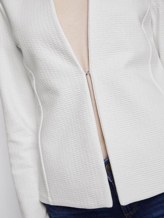 Strukturierter Ottoman-Blazer - Frauen - Whisper White Strukturierter Ottoman-Blazer - Frauen - Whisper White - 10 - TOM TAILOR