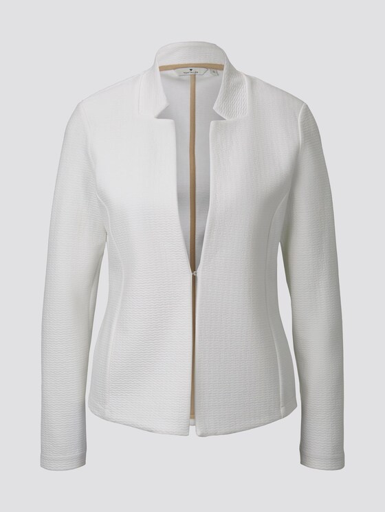 Strukturierter Ottoman-Blazer - Frauen - Whisper White Strukturierter Ottoman-Blazer - Frauen - Whisper White - 7 - TOM TAILOR
