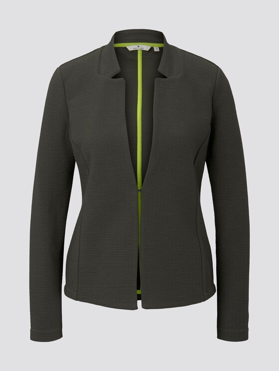 Getextureerde Ottomaanse Blazer - Vrouwen - Woodland Green Getextureerde Ottomaanse Blazer - Vrouwen - Woodland Green - 7 - TOM TAILOR