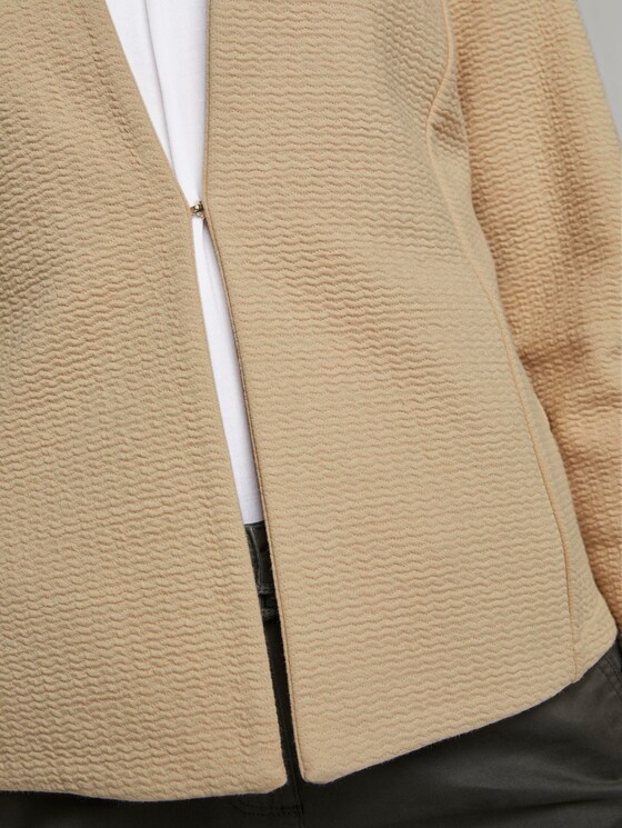 Strukturierter Ottoman-Blazer - Frauen - cream toffee Strukturierter Ottoman-Blazer - Frauen - cream toffee - 10 - TOM TAILOR
