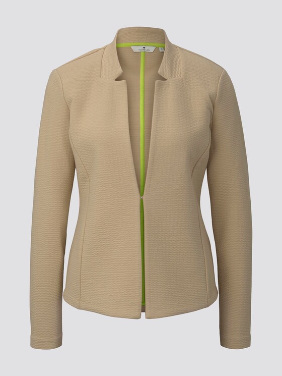 Strukturierter Ottoman-Blazer - Frauen - cream toffee Strukturierter Ottoman-Blazer - Frauen - cream toffee - 7 - TOM TAILOR