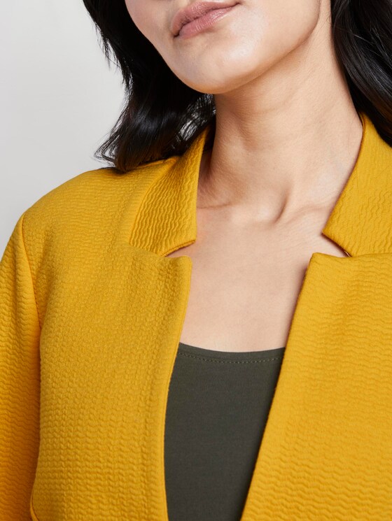 Strukturierter Ottoman-Blazer - Frauen - deep golden yellow Strukturierter Ottoman-Blazer - Frauen - deep golden yellow - 9 - TOM TAILOR