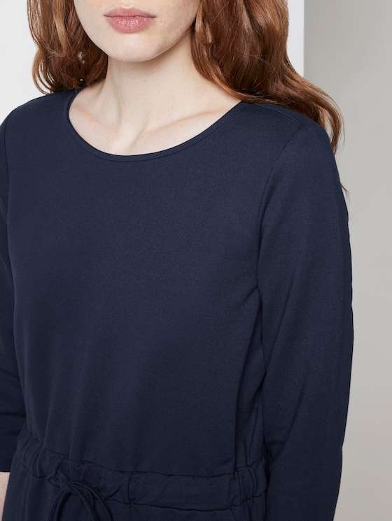 Mini Sweatkleid mit Taschen - Frauen - Real Navy Blue Mini Sweatkleid mit Taschen - Frauen - Real Navy Blue - 10 - TOM TAILOR Denim