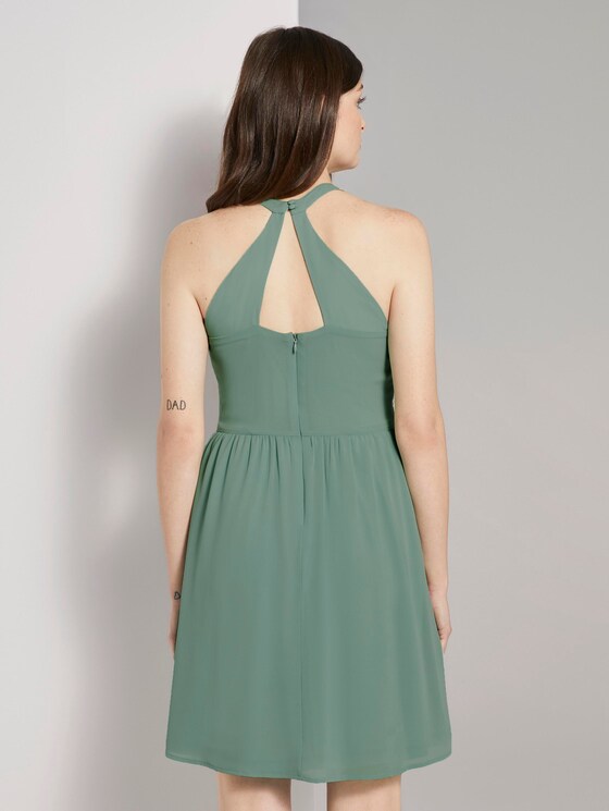 Mini Chiffonkleid mit Spitze - Frauen - dust green Mini Chiffonkleid mit Spitze - Frauen - dust green - 2 - TOM TAILOR Denim
