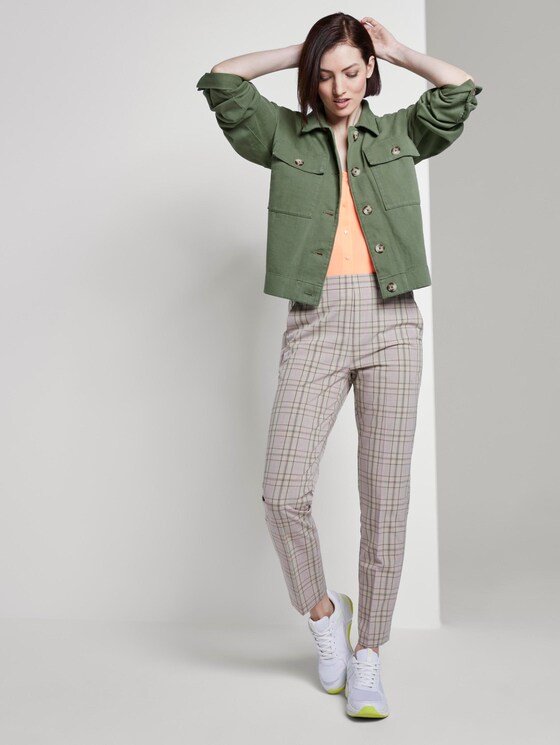 Kurze Utility-Hemdjacke - Frauen - olive green Kurze Utility-Hemdjacke - Frauen - olive green - 3 - TOM TAILOR Denim