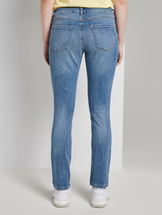Lynn anti-fit jeans with a drawstring through the waistband - Women - Light Stone Blue Denim Lynn anti-fit jeans with a drawstring through the waistband - Women - Light Stone Blue Denim - 2 - TOM TAILOR Denim