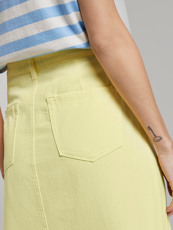 Mini Jeansrock mit Knopfleiste - Frauen - daffodil yellow Mini Jeansrock mit Knopfleiste - Frauen - daffodil yellow - 10 - TOM TAILOR Denim