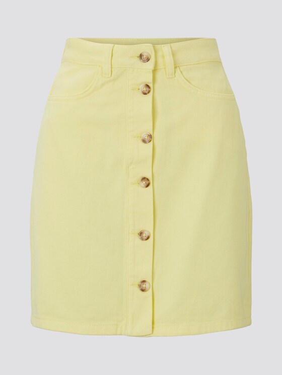 Mini Jeansrock mit Knopfleiste - Frauen - daffodil yellow Mini Jeansrock mit Knopfleiste - Frauen - daffodil yellow - 7 - TOM TAILOR Denim