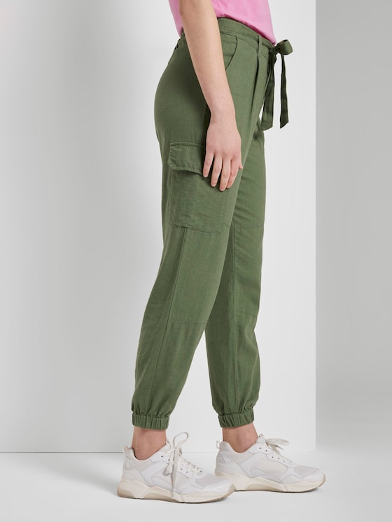 Utility Cargohose im Relaxed Fit - Frauen - olive green Utility Cargohose im Relaxed Fit - Frauen - olive green - 11 - TOM TAILOR Denim