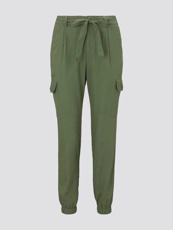 Utility Cargohose im Relaxed Fit - Frauen - olive green Utility Cargohose im Relaxed Fit - Frauen - olive green - 7 - TOM TAILOR Denim