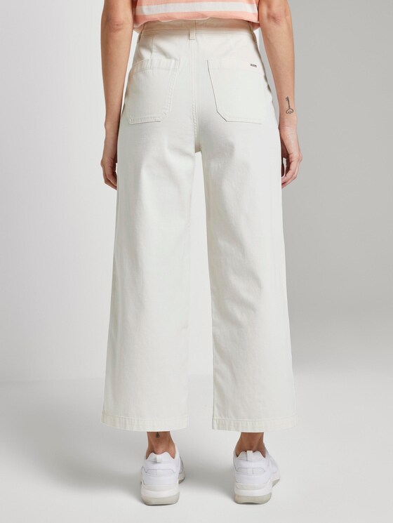 Highwaist Culotte-Hose - Frauen - Gardenia White Highwaist Culotte-Hose - Frauen - Gardenia White - 2 - TOM TAILOR Denim