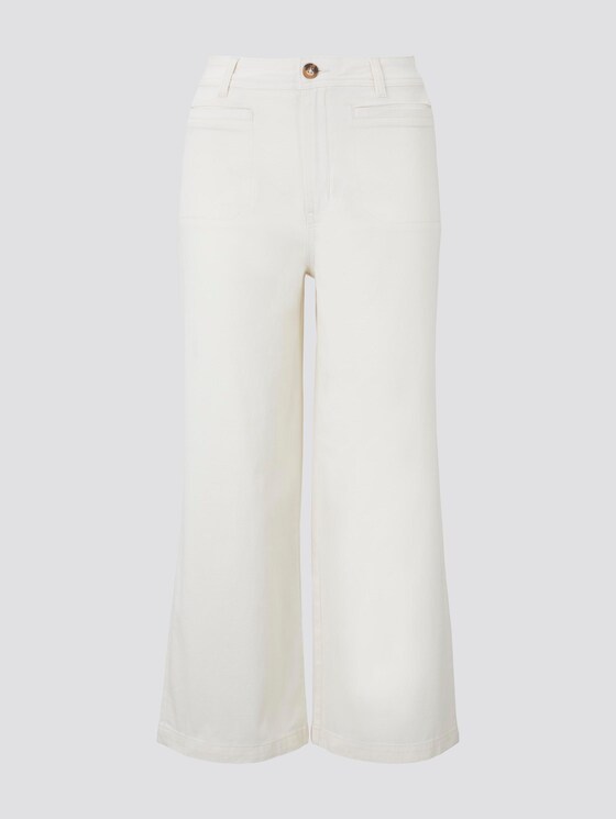 Highwaist Culotte-Hose - Frauen - Gardenia White Highwaist Culotte-Hose - Frauen - Gardenia White - 7 - TOM TAILOR Denim