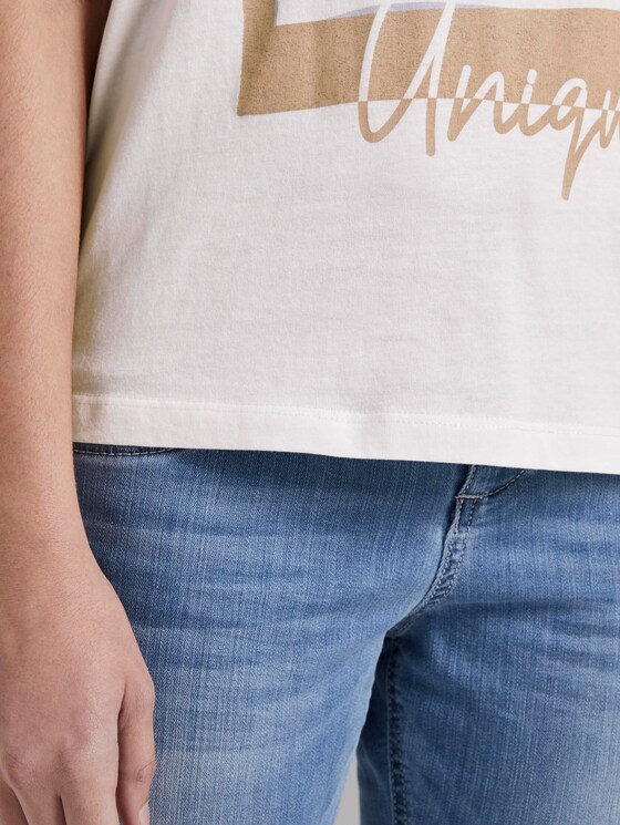 T-Shirt mit floralem Print - Frauen - Whisper White T-Shirt mit floralem Print - Frauen - Whisper White - 10 - TOM TAILOR