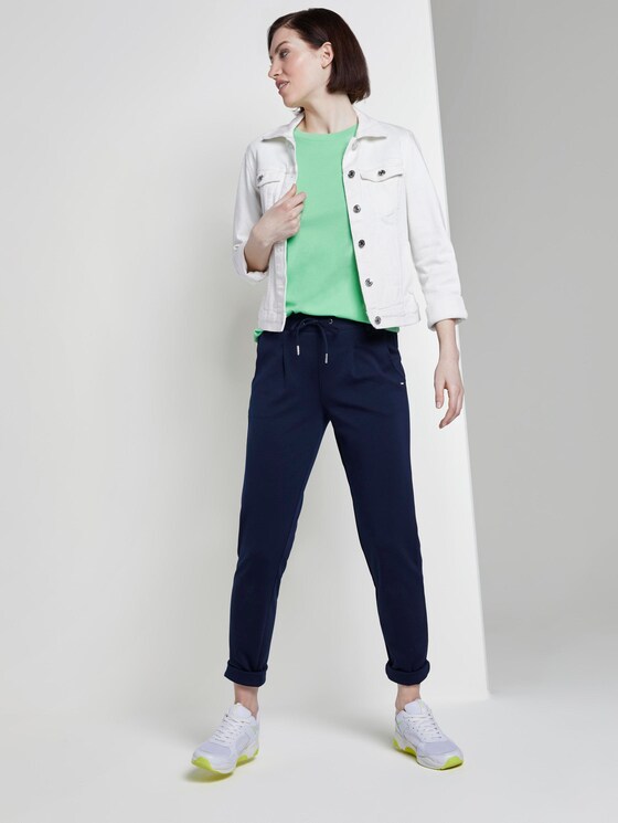 T-Shirt mit Rückenprint im Loose Fit - Frauen - dusty apple green T-Shirt mit Rückenprint im Loose Fit - Frauen - dusty apple green - 3 - TOM TAILOR Denim