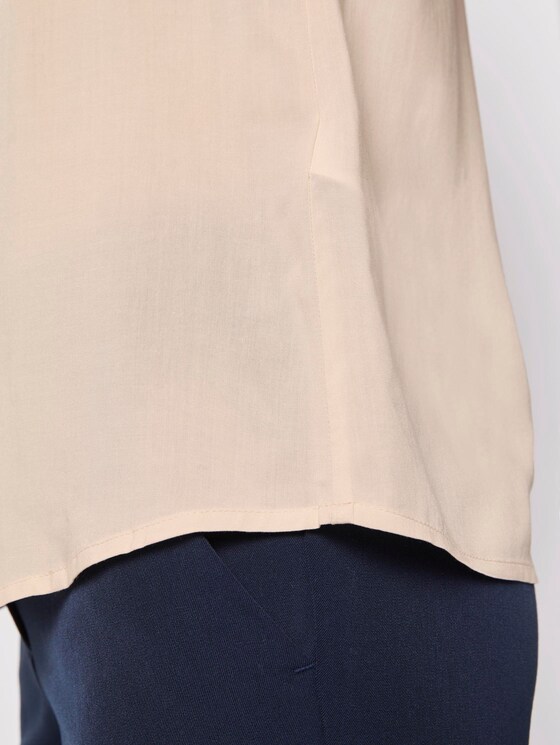 Blusenshirt mit Mao-Kragen - Frauen - soft vanilla Blusenshirt mit Mao-Kragen - Frauen - soft vanilla - 10 - TOM TAILOR