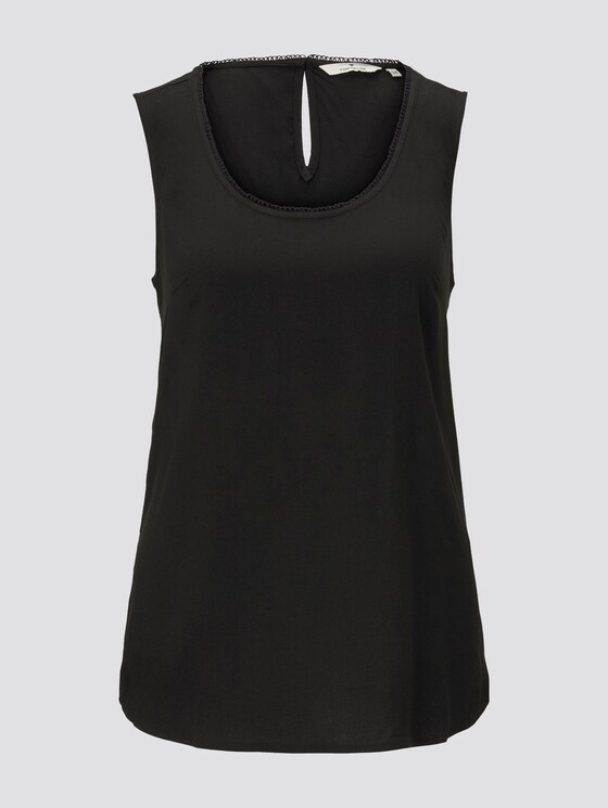 Fließende Bluse - Frauen - Deep Black Fließende Bluse - Frauen - Deep Black - 7 - TOM TAILOR