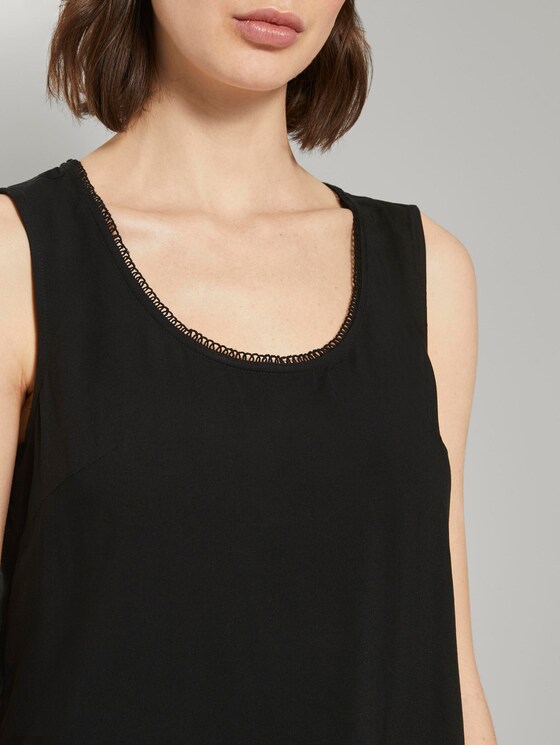 Fließende Bluse - Frauen - Deep Black Fließende Bluse - Frauen - Deep Black - 9 - TOM TAILOR