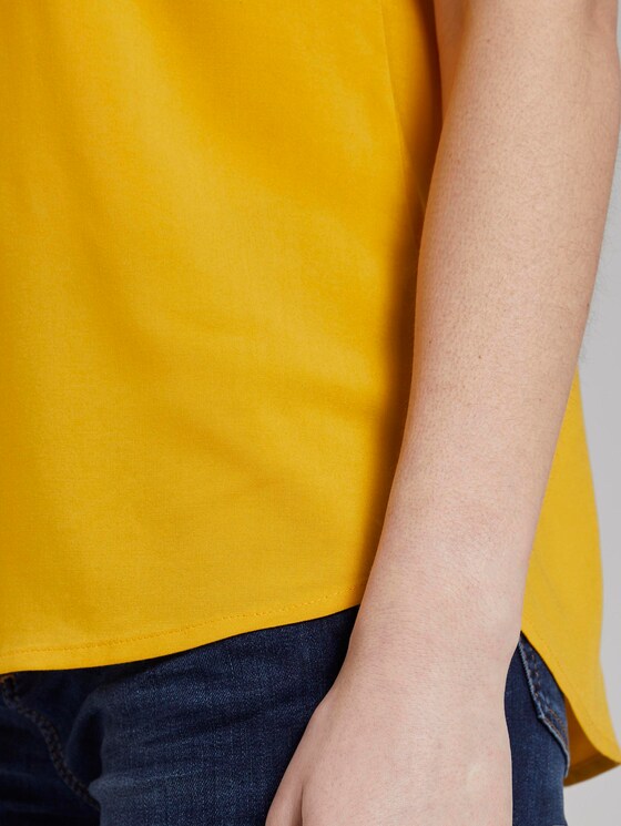 Fließende Bluse - Frauen - deep golden yellow Fließende Bluse - Frauen - deep golden yellow - 10 - TOM TAILOR