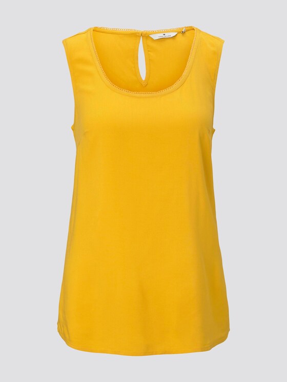 Fließende Bluse - Frauen - deep golden yellow Fließende Bluse - Frauen - deep golden yellow - 7 - TOM TAILOR