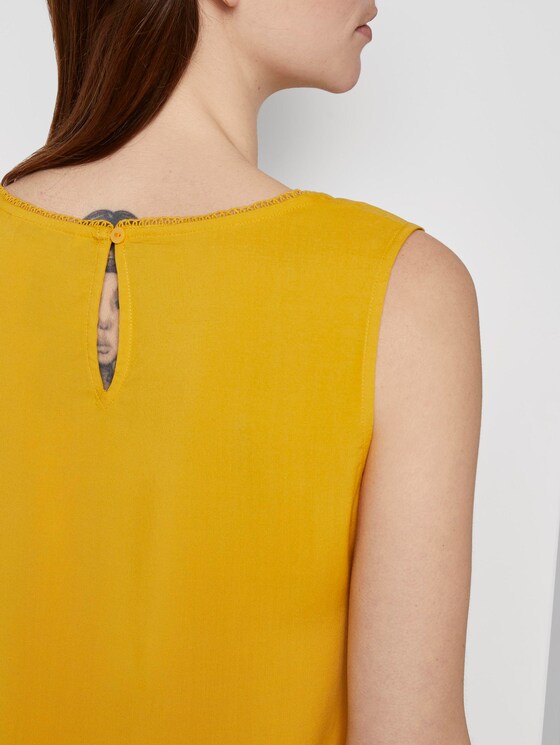 Fließende Bluse - Frauen - deep golden yellow Fließende Bluse - Frauen - deep golden yellow - 9 - TOM TAILOR