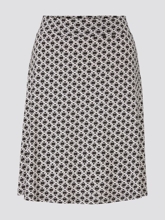 Gemusterter Jersey-Rock - Frauen - black circle design Gemusterter Jersey-Rock - Frauen - black circle design - 7 - TOM TAILOR