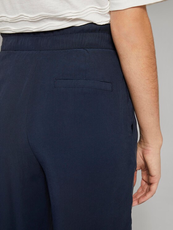 Fließende Culotte-Hose mit Bindegürtel - Frauen - Sky Captain Blue Fließende Culotte-Hose mit Bindegürtel - Frauen - Sky Captain Blue - 9 - TOM TAILOR