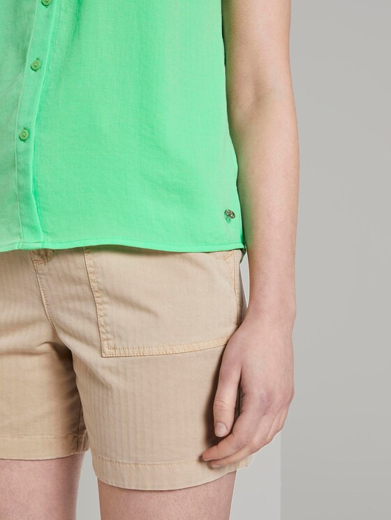 Ärmellose Bluse mit Knopfleiste - Frauen - dusty apple green Ärmellose Bluse mit Knopfleiste - Frauen - dusty apple green - 10 - TOM TAILOR Denim