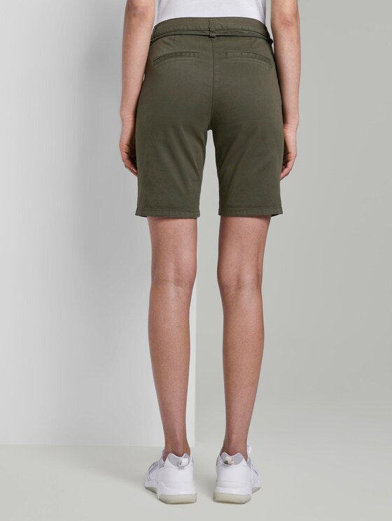 Chino Relaxed Bermuda shorts - Vrouwen - Woodland Green Chino Relaxed Bermuda shorts - Vrouwen - Woodland Green - 2 - TOM TAILOR